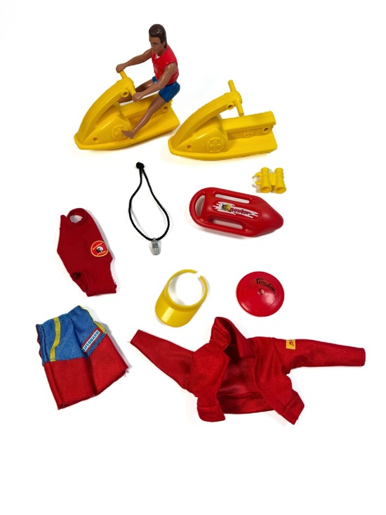 Barbie Other - Baywatch Barbie Outfit Accessories McDonalds Lifeguard Ski Ken Figure Vintage